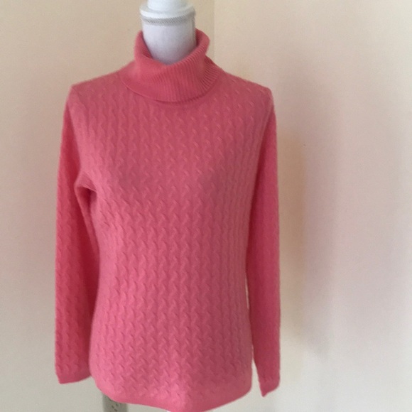 Alex Marie medium salmon pink cashmere sweater